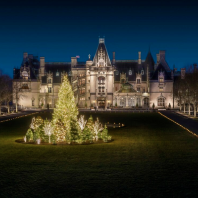 The Biltmore House at Christmastime. Source: Used with Permission by The Biltmore Company.